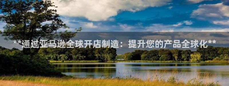 彩神v8手机客户端怎么下载：**通过亚马逊全球开店制造：提升您的产品全球化**