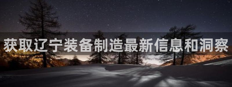 彩神赢钱了吗知乎：获取辽宁装备制造最新信息和洞察