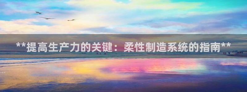 彩神赢的钱是哪里来的啊：**提高生产力的关键：柔性制造系统的指南**