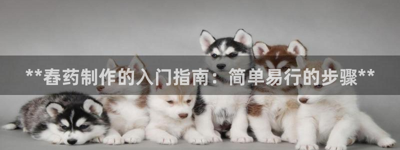 彩神vll首页环球：**舂药制作的入门指南：简单易行的步骤**