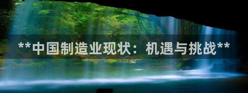 彩神v秘聊号码：**中国制造业现状：机遇与挑战**