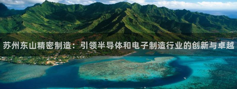 彩神app赚钱是真是假：苏州东山精密制造：引领半导体和电子制造行业的创新与卓越