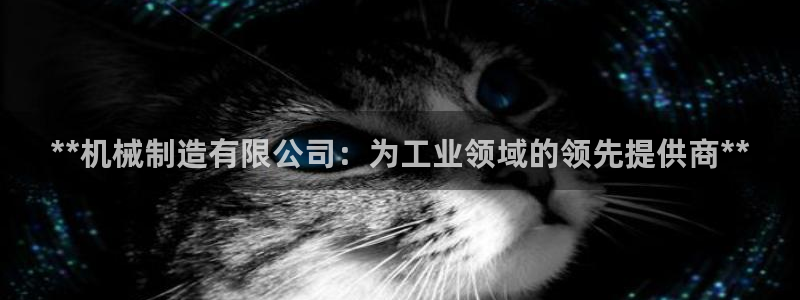 彩神v8平台正规吗：**机械制造有限公司：为工业领域的领先提
