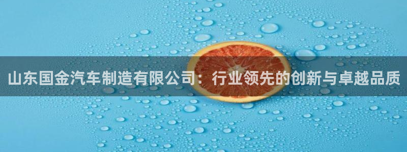 有谁知道彩神争霸的网址：山东国金汽车制造有限公司：行业领先的创新与卓越品质