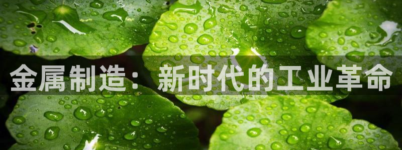 彩神赢钱了吗：金属制造：新时代的工业革命