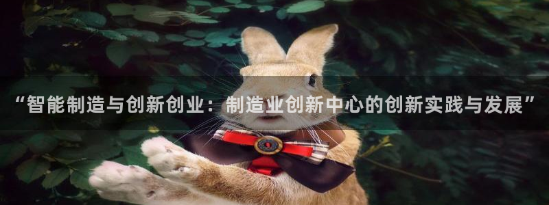 彩神Vll：“智能制造与创新创业：制造业创新中心的创新实践与发展”