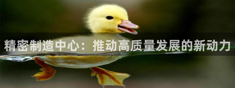 彩神V3大赢家：精密制造中心：推动高质量发展的新动力