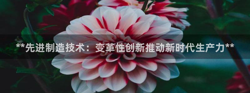 彩神vlll游戏特色：**先进制造技术：变革性创新推动新时代生产力**