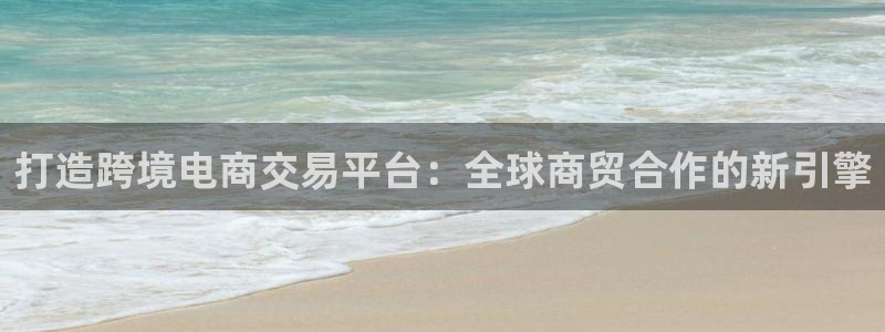 彩神争霸官方下载2017：打造跨境电商交易平台：全球商贸合作的新引擎