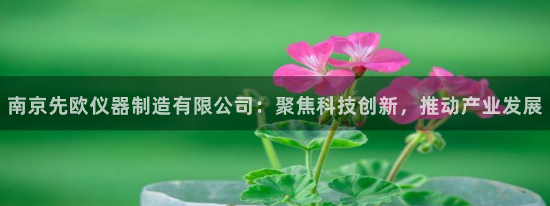 彩神v8手机客户端怎么下载：南京先欧仪器制造有限公司：聚焦科技创新，推动产业发展